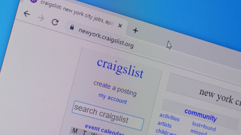 craigslist main page