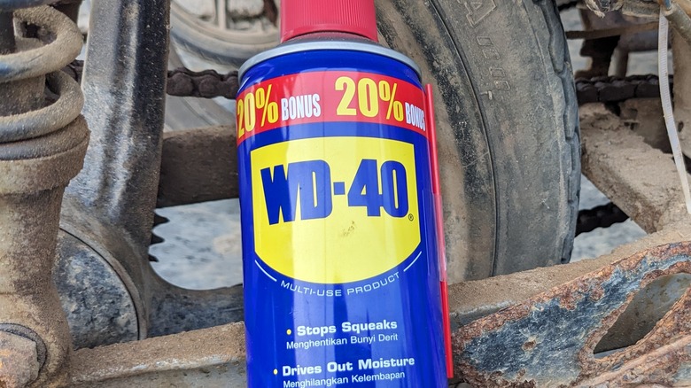 WD-40 can up close