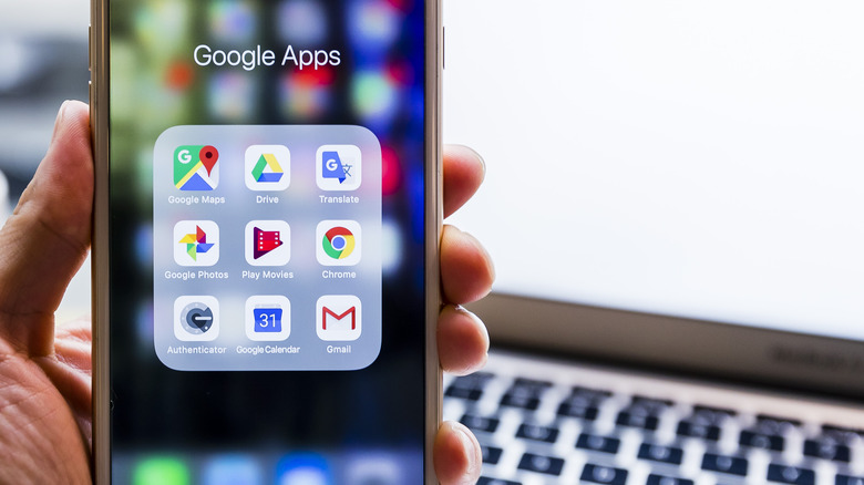 Google apps in phone