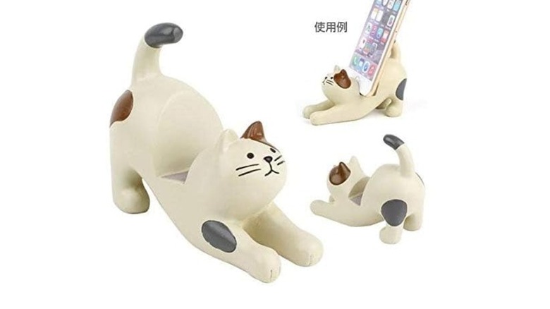 cat phone stand