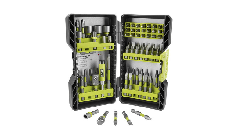 Ryobi screwdriver drill bit set