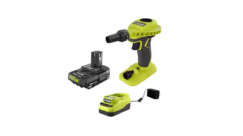 ryobi inflator with battery and charger