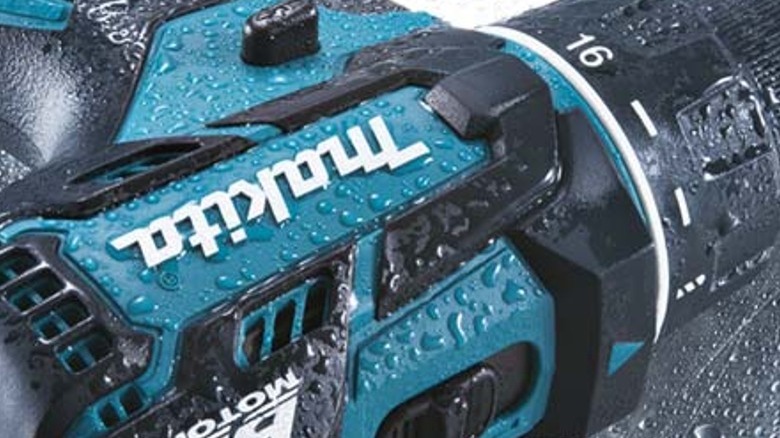 Wet Makita tool