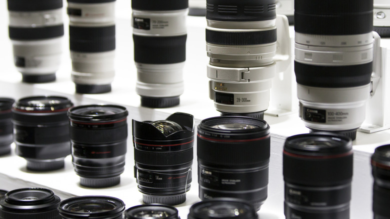 lens lined up