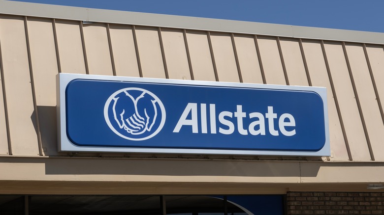 Allstate storefront signage