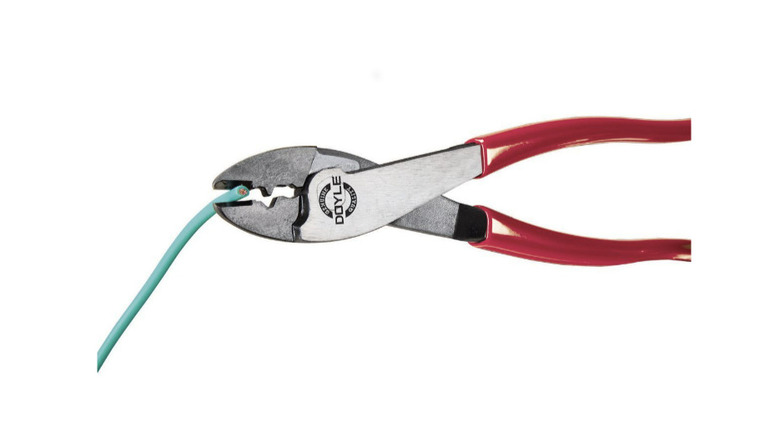 Doyle crimping tool on white background