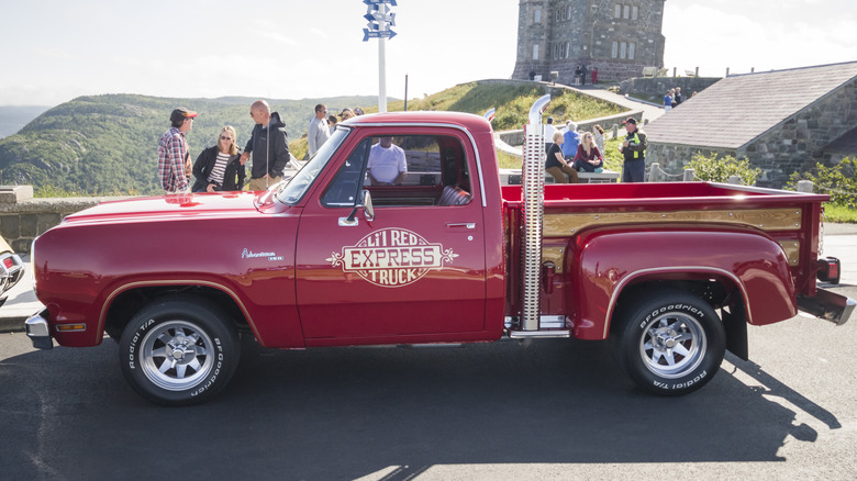 Dodge Lil Red Express truck parked