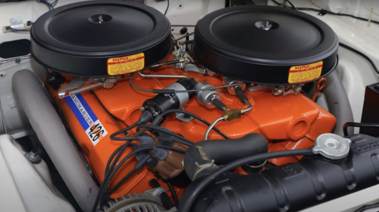 Dodge 426 Ramcharger Max Wedge engine bay