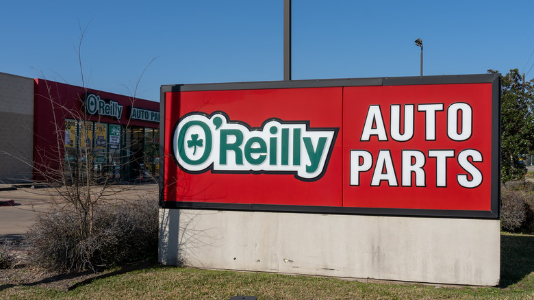 O'Reilly Auto Parts street sign