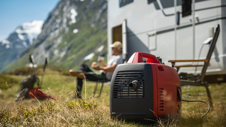 generator outside RV