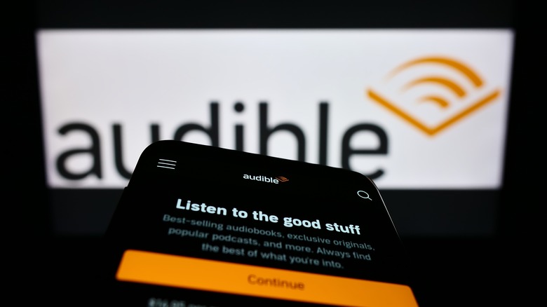 audible on phone and background