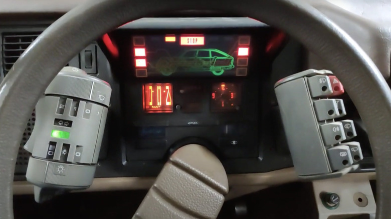 1982 Citroen GSA steering wheel and dash display