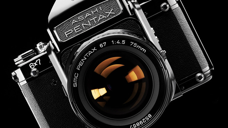 Asahi Pentax 6x7 camera with 75mm lens