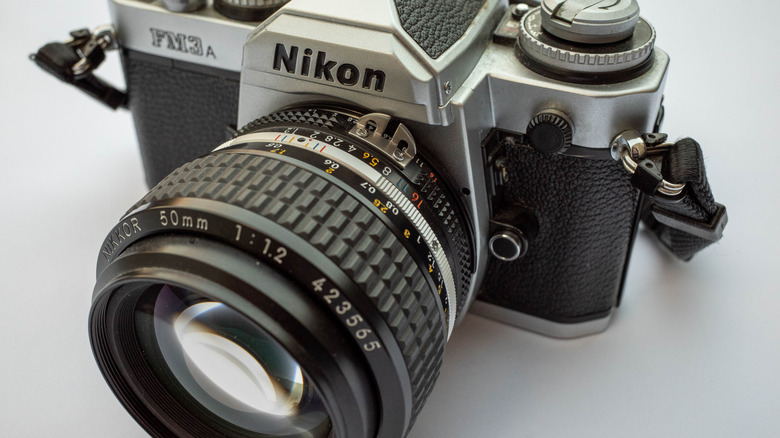 Nikon FM3A camera with 50mm lens