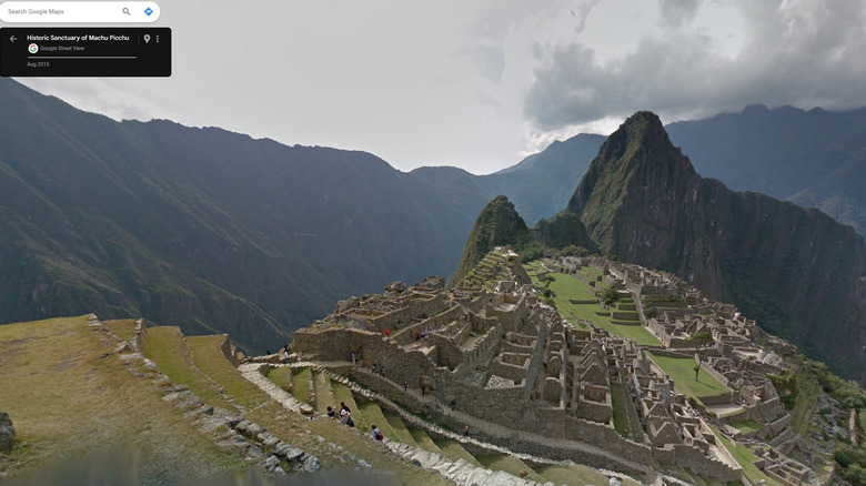 Machu Picchu Google Maps street view