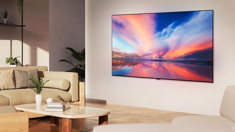 LG B4 in fancy living room