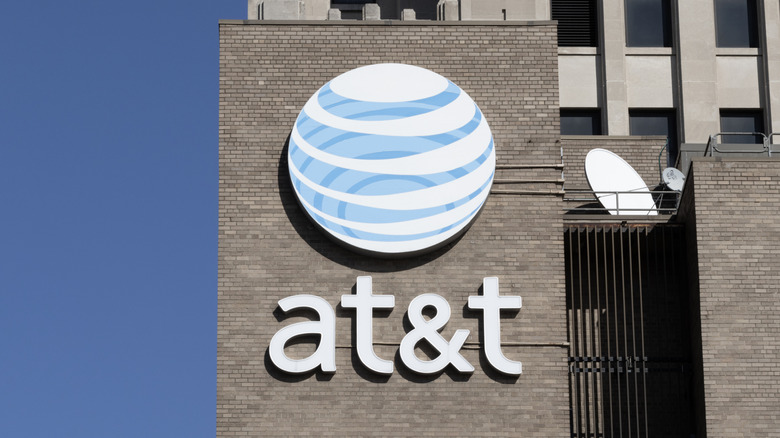 AT&T sign on building