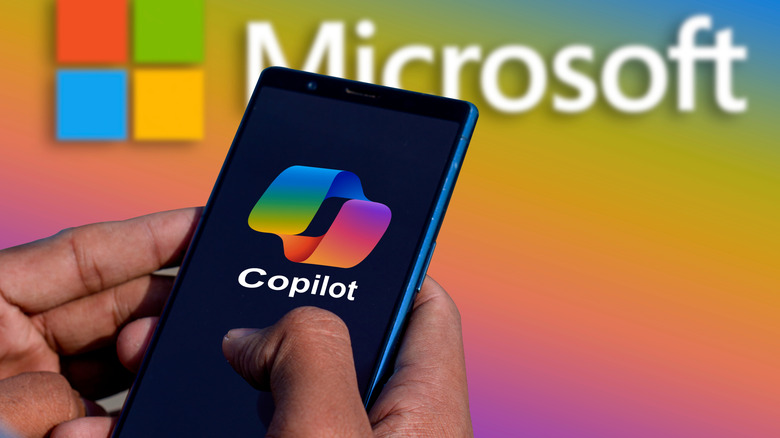 Copilot logo on smartphone screen