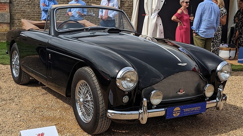 Black Aston Martin DB Mark III roadster