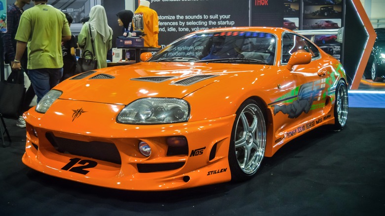 1994 Toyota Supra MK IV on display