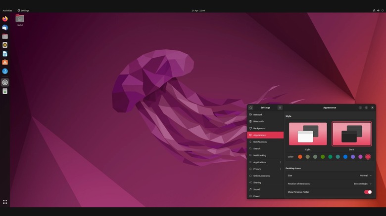 ubuntu desktop example