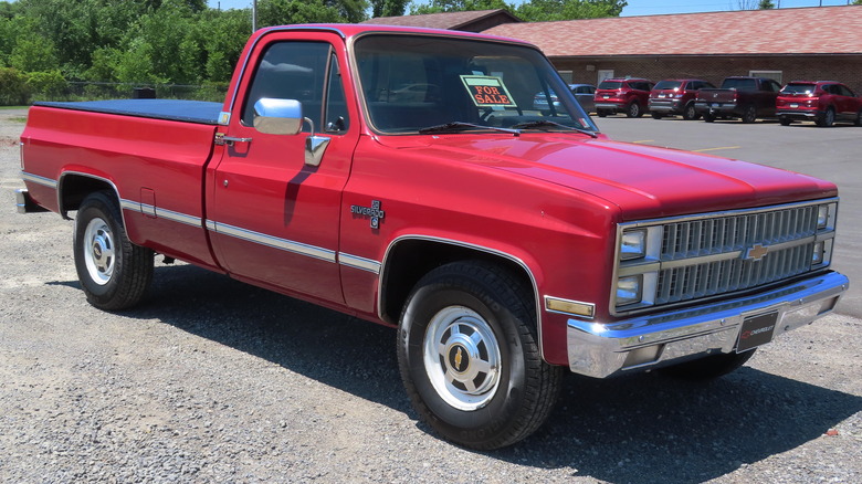 Red 1981 Chevrolet C20