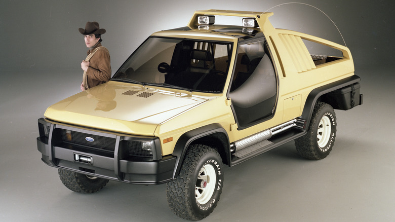 Yellow 1981 Bronco Lobo Concept