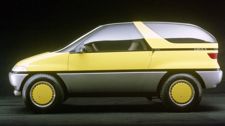 Yellow 1990 Ford Bronco Concept