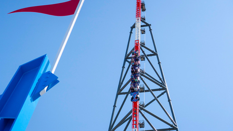 Top Thrill 2 roller coaster at Cedar Point in Ohio.