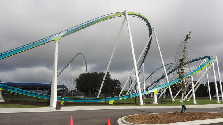 The Fury 325 roller coaster at Carowinds in Charlotte, North Carolina.