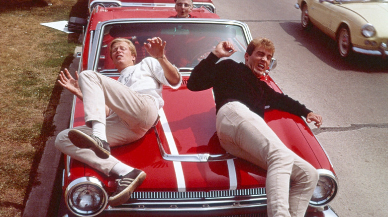 Jan & Dean on convertible hood