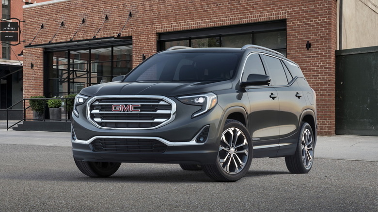 The 2019 GMC Terrain is a diesel SUV with a combined fuel economy of 32 mpg