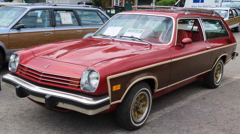 1977 Chevrolet Vega wagon parked in lot