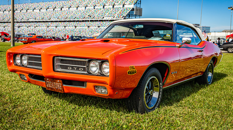 Orange 1969 Pontiac GTO Judge