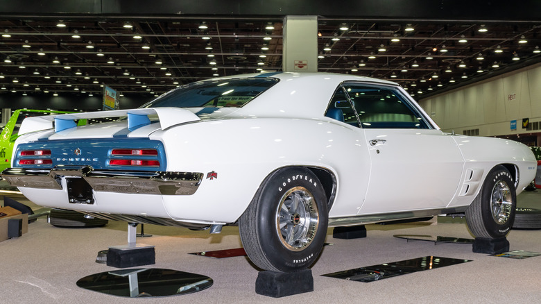 Blue and white 1969 Trans Am