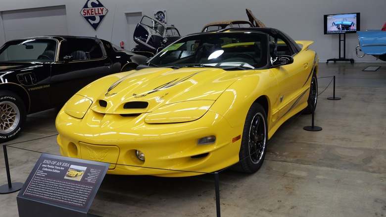 Yellow Trans Am Convertible