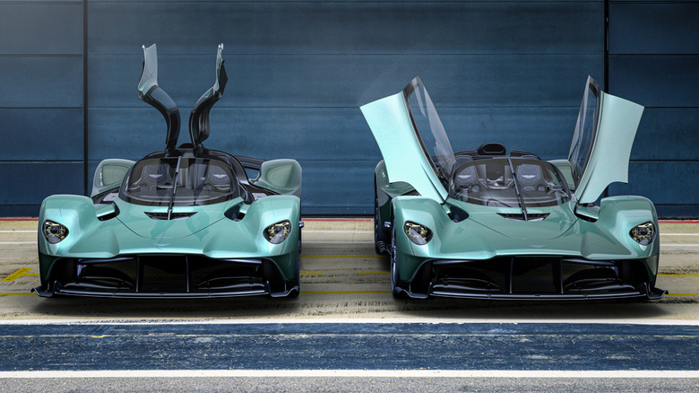 Front view of Aston Martin Valkyrie Coupe & Spider