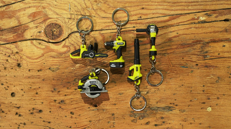 Ryobi Minis keyrings