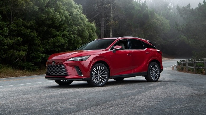 The 2023 Lexus RX 350h is the most efficient RX trim