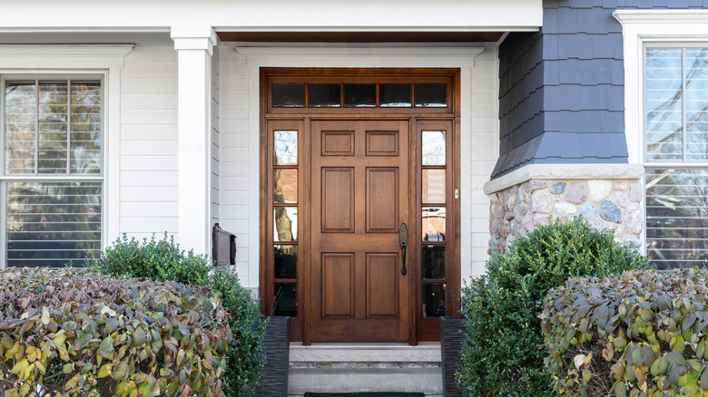 front door to a house