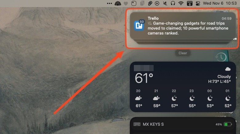 Notifications summaries on Mac