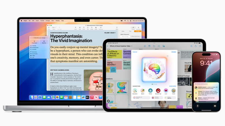 Apple Intelligence multiple devices