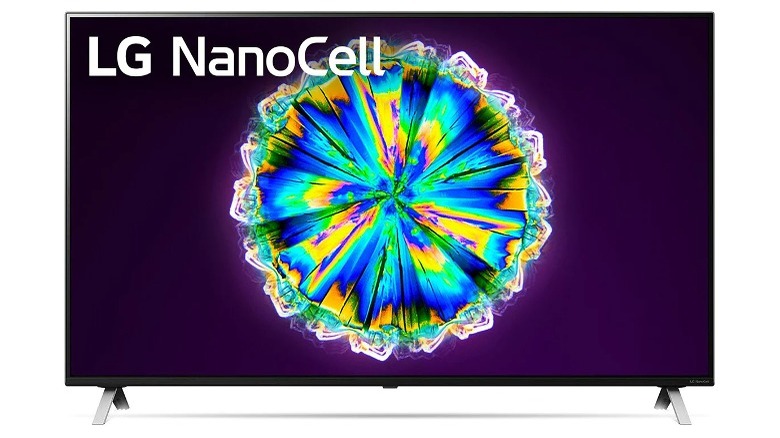 LG NanoCell TVs on display