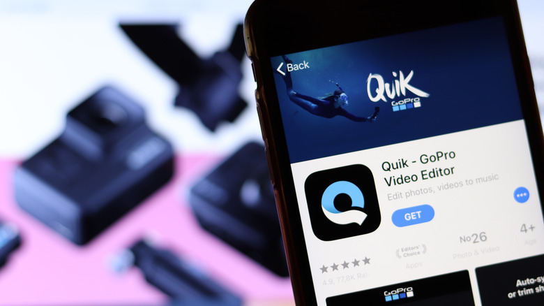 Quik App Store page 