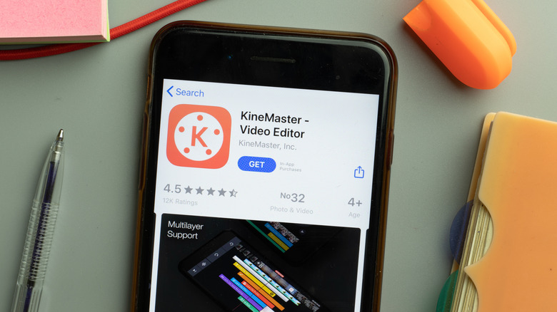KineMaster App Store page 