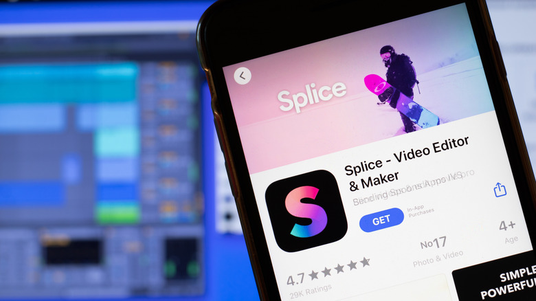 Splice App Store page 