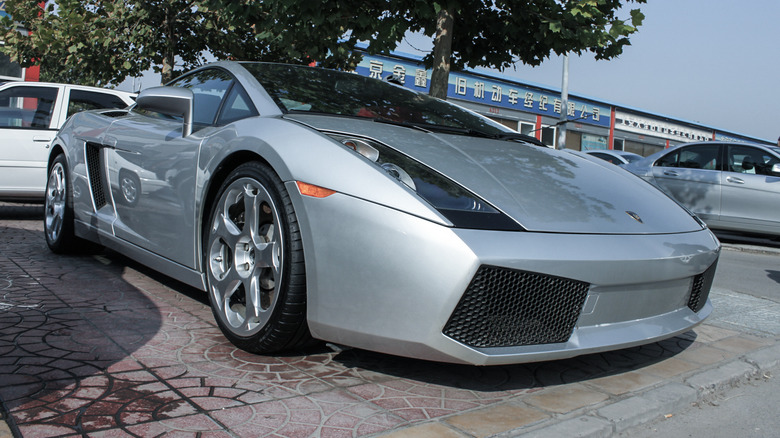 Lamborghini Gallardo in silver
