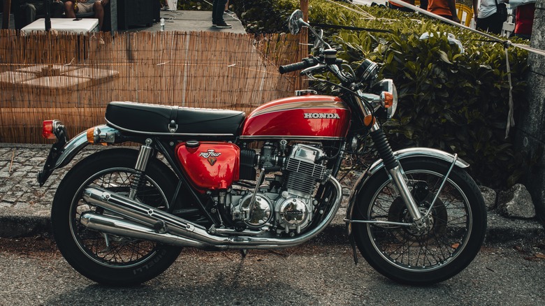 Vintage Honda CB750 Motorcycle