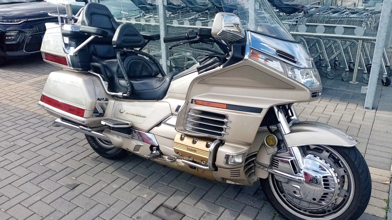 1997 Honda Gold Wing in Parking Lot