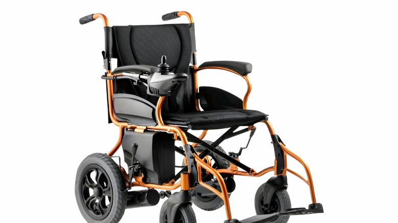 An electric wheelchair